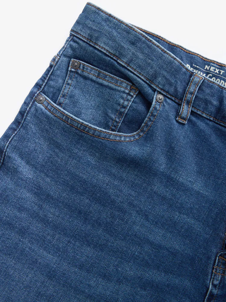 Adonisarc Men Relaxed Fit Blue Jeans - Adonisarc.com
