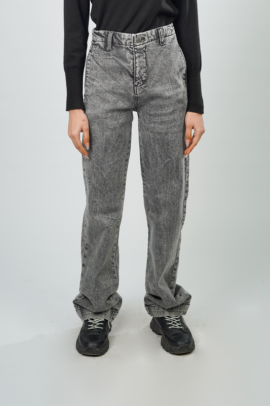Adonisarc Women Wide Grey Jeans - Adonisarc.com