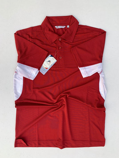 Adonisarc Men Half Sleeve Red Polo Shirt - Adonisarc.com