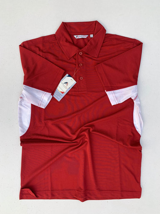Adonisarc Men Half Sleeve Red Polo Shirt - Adonisarc.com