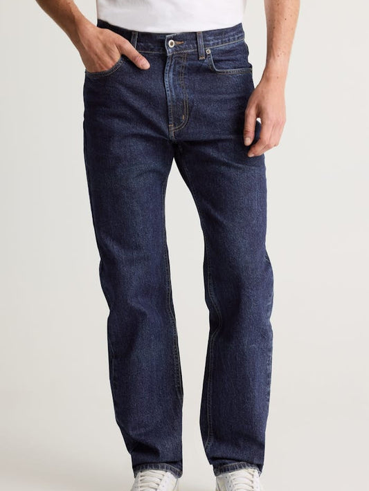 Adonisarc Men Straight Fit Navy Jeans - Adonisarc.com