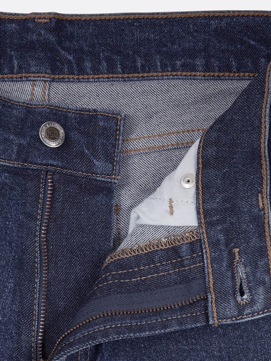 Adonisarc Men Straight Fit Navy Jeans - Adonisarc.com